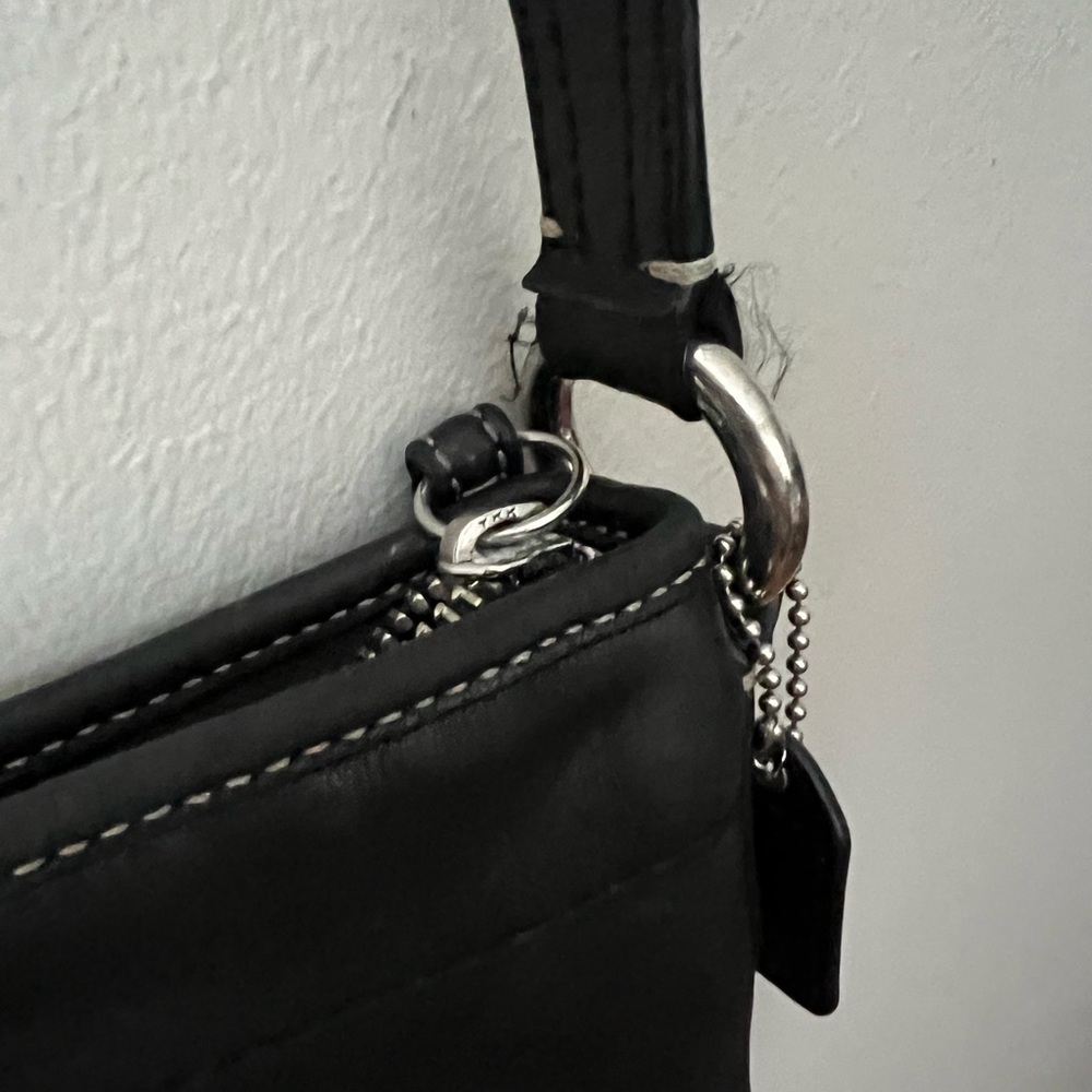 Coach Black Leather Crossbody Bag - Picture 7 of 11